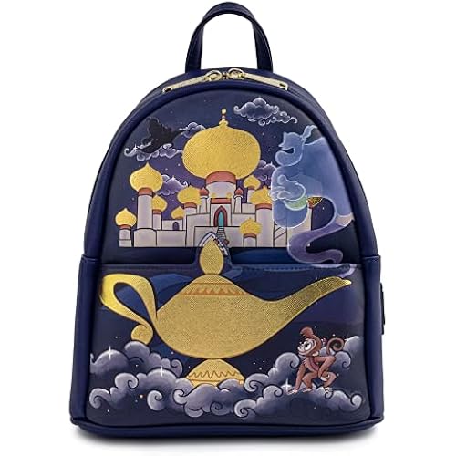 Loungefly Disney Aladdin Jasmine Castle Womens Double Strap Shoulder Bag Purse