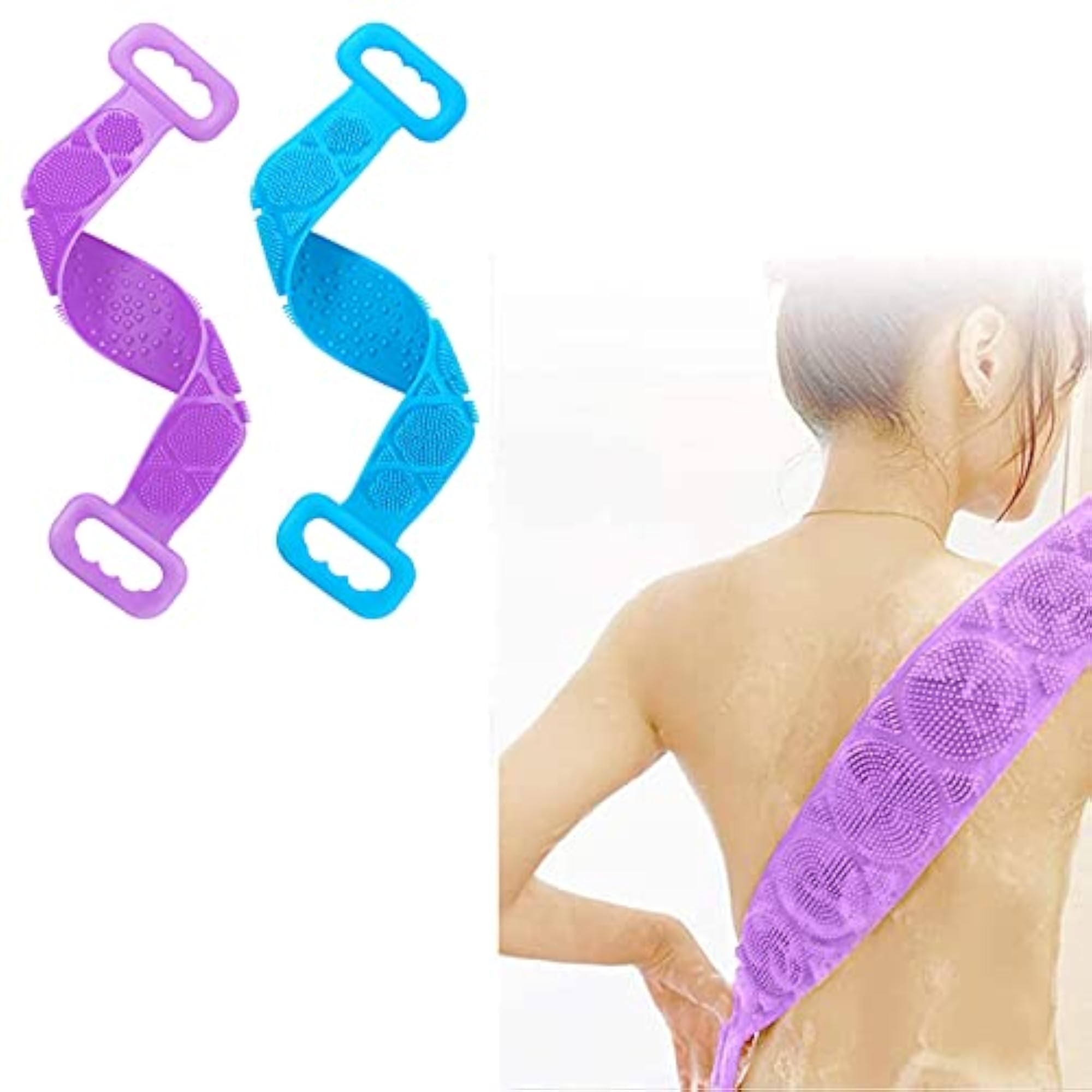 Bath Belt Body Brush Back Scrubber Cleanser