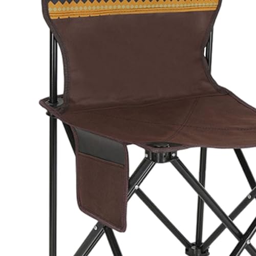 Chaise pliante d'extérieur robuste pour camping et randonnée bicolore