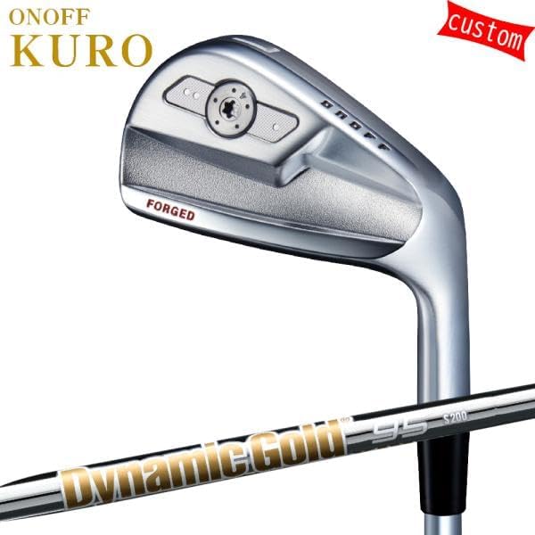 オーダーカスタム 26モデル KURO アイアンセット 黒 グローブライド 本数：5本組（I＃6-I＃9,PW） シャフト：ダイナミ