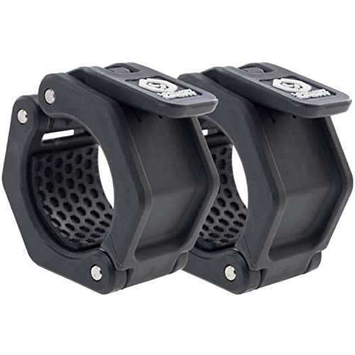 Lock-Jaw Sport Olympic Barbell Collar - Quick Release Barbell Clamp (Black) #TOP4