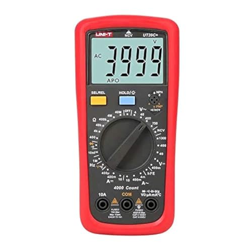 ユニット UT39C+ Digital Multimeter Auto Range Tester Upgraded from UT39A/UT39C AC DC V/A Ohm/Temp/Frequency/HFE/NCV Test