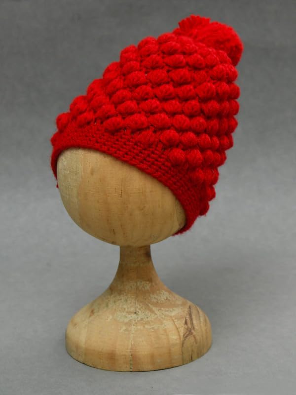 Image of Handmade Woolen Cap for Kids