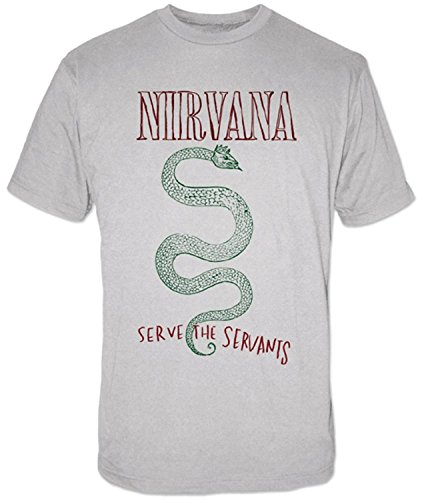 T-Shirt - Nirvana - Serpent, White, Medium