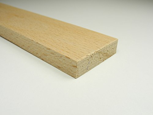 Preisvergleich Produktbild Amco Holzleiste Rechteckleiste Buche 30x60x950 mm Massivholz unbehandelt