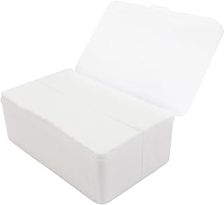 FRCOLOR 3240 Peças Almofadas De Algodão Quadradas Para Rosto Almofadas De Algodão Faciais Para Removedor De Maquiagem Facial Almofadas De Algodão Texturizadas Almofadas De Algodão Para