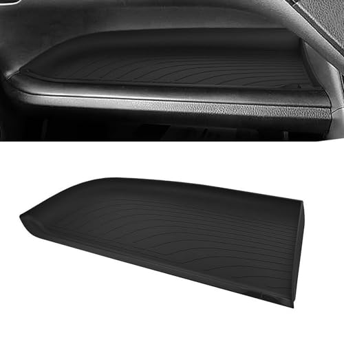 ヴォクシー ノア 80系 前期 後期 専用 助手席オープントレイマット ヴォクシー80系内装パーツ 2014年2月〜2021 ラバーマット 滑り止め ダッシュボード 収納スペース保護 耐汚れ 小物入れ 防キズ 整理整頓 アクセサリー (黒)