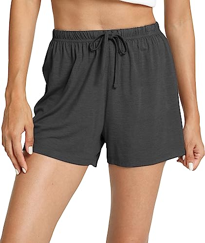 Image of GYS Women's Bamboo Viscose Cooling High Waisted Pajama Shorts