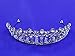 Princess Diana Cambridge Love Knot Replica Wedding Rhinestone Crystal Pearl Tiara Crown DA4