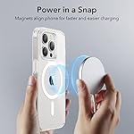 ESR for iPhone 14 Pro Max Case, Compatible with MagSafe, Shockproof Military-Grade Protection, Yellowing Resistant, Magnetic Classic Hybrid Case (HaloLock), Clear - Image 3