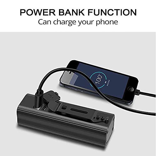 Ovetour KX1 1000 Lumen Usb Rechargeable Bike Light,4000Mah Battery With Power Bank Function,Super Bright Bicycle Front Headlight And Back Taillight,5 Light Modes,For Road Mountain Cycling thumb #2