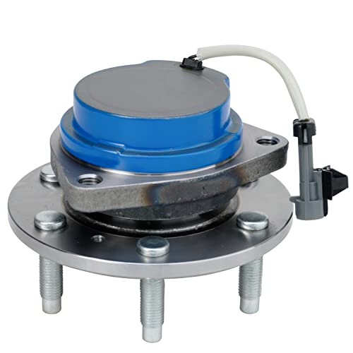 Image of Detroit Axle - RWD Front Wheel Bearing Hubs for 2005-2011 Cadillac STS 2004-2009 SRX 2004-2007 CTS Wheel Bearing Hubs Assembly Set Replacement, Pair Hubs