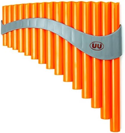 15 Pipes Plastic G Key Pan Flute Chinese Traditional Musical Instrument Pan Pipes in Left Hand