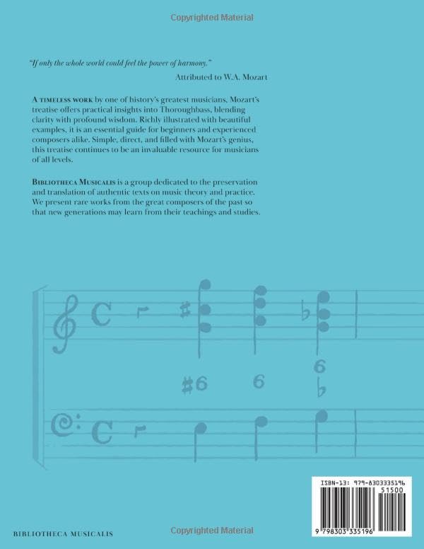 Mozart's Practical Elements of Thoroughbass traité harmonie basse continue - 3