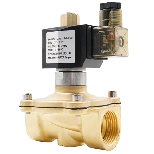 Électrovanne laiton haute durabilité avec joint NBR et bobine 110V