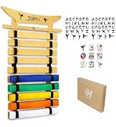 Martial Arts Belt Display Rack, Wooden Wall Mount, Karate and Taekwondo Belt Holder