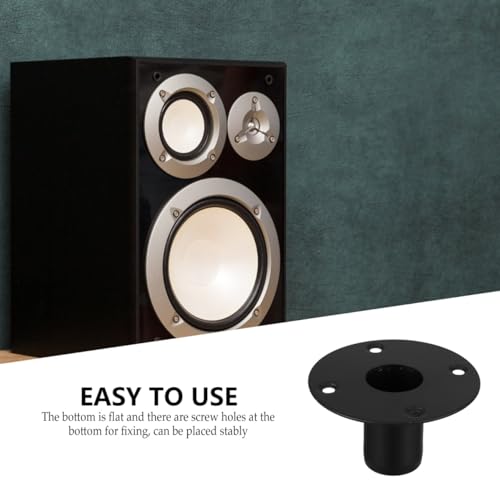 TOYANDONA Lautsprecherständer 2 STK Lautsprecher Eisen Unten Eiserne Lautsprecherbasis Dj-Lautsprecher Stativ Soundbar Masthalterung Für Lautsprecherboxen Lautsprecherhalter Aus Metall Cd Zubehör