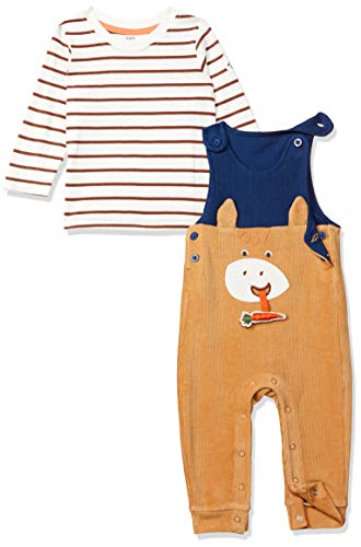 Image of miniklub Boys Multi Printed T-Shirt With Dungaree