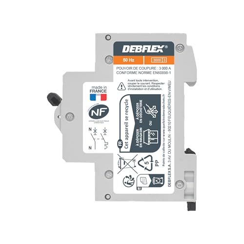 DEBFLEX - Automatischer Schalter 3KA PH+N 10A - Modular - Modular Bereich - Automatische Schalter - 707502