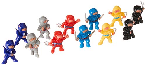 Amscan Party Favor Ninjas, 12 Ct, Multicolor