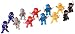 Amscan Fun-Filled Birthday Party Mini Ninja Action Figure Favour (Pack of 12), Multicolor, 1 7/8" x 1" x 5/8"