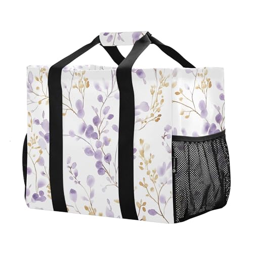 Sac de plage d'exception en toile imperméable de qualité supérieure imprimé fleurs - 4