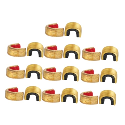 MUSISALY Essential Tools 20pc String Nocking Points Kit Copper Nocks Arrow Rest Fasteners for Recurve Compound