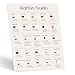 Vikkivikki Magnetischer Coffee Guide &ndash; Barista Zubeh&ouml;r & Siebtr&auml;ger Zubeh&ouml;r &ndash; 25+ Kaffee Rezepte f&uuml;r Kaffeebar, Coffee Bar & Kaffee Ecke &ndash; Perfektes Kaffee Geschenk & Espresso Zubeh&ouml;r f&uuml;r Siebtr&auml;germa