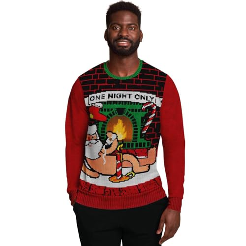 One Night Only Fireside Santa Sweatshirt, alternative view 1