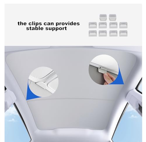 Tesla Model Y Sunshade Roof Never Sag Heat-Insulating, UV-Protective, Nano Ice-Crystal Coatings Interior Accessories for Tesla Model Y 2025-2026 — view 2