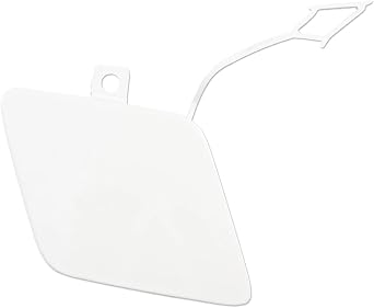 Front Bumper Tow Hook Cover for VW Passat B8 Tow Hitch Covers Accessories 2015 2016 2017 2018 2019 3G0807155 Replacement PartsWhite