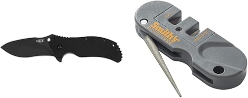 Miniatura 5 de Cuchillo de bolsillo plegable Zero Tolerance 0350 hoja de acero inoxidable S30V de 3.25 pulgadas con acabado DLC de tungsteno negro básculas de