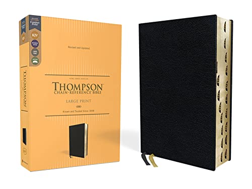 KJV, Thompson Chain-Reference Bible, Large Print, European Bonded Leather, Black, Red Letter, Thumb Indexed, Comfort Print: 10 New Rules for Women at Work