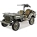 RocHobby 1/6 1941 MB Scaler RC Car, 4x4 Hobby Grade RC Car Mini RC Rock Crawler Military, 2.4Ghz RC Truck with 550 Brushed Motor, LED Lights for Adults Without Battery and Charger