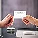 MOKTREGD 200 Pack Blank Coupon Cards White, 3.5