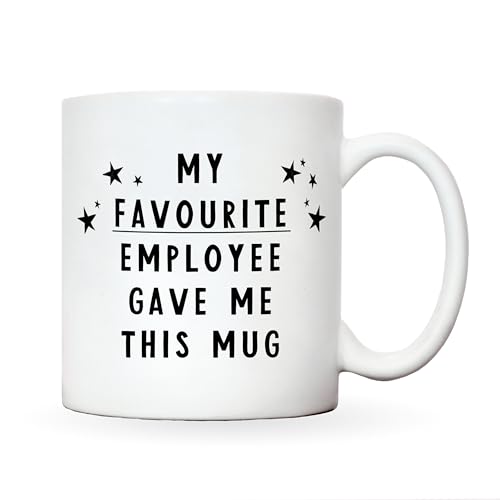 Boss mug ' my favourite employee gave me this mug ' | funny gift for boss | boss mug company owner | boss lady boss secret santa | joke presents for your boss