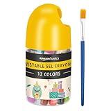 Amazon Basics - Lápices de gel trenzables, lavables, 12 colores