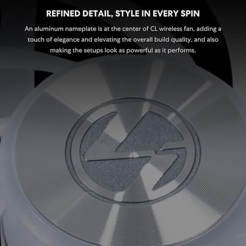 Image of Lian Li UNI Fan CL Wireless 120 - Triple Pack (Reverse Blade) - 2.4 GHz Wireless Signal RGB & PC Case Fans Control - Dual Light Zones - 28mm FDB - Controller Included and Required - White (12RCL1W3W)