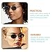 GALPADA Sunglasses Gafas Mujer Sol Birthday Outdoor Glasses Ladies Sunglass Oval Nose Chains Beach Eyewear Miss Fashion Decorate Metal