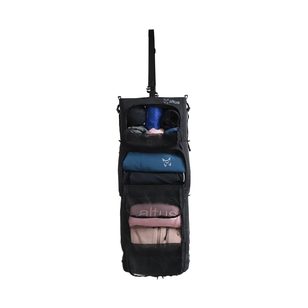 ALTUS Armadio organizer da viaggio armadio portatile | 3 scomparti |