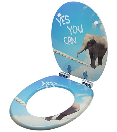 Sanilo Soft Close Toilet Seat, Wide Choice of New Toilet Seats, Stable Hinges, Easy to Mount (Yes You Can) - Image 4