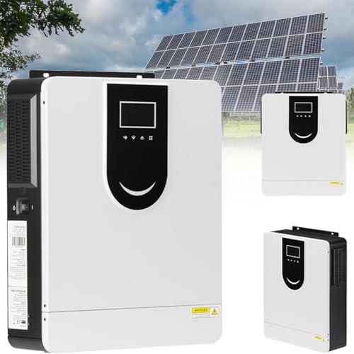 Amazon.com: 10KW Hybrid Solar Inverter 12V/24V/48V Pure Sine Wave with ...