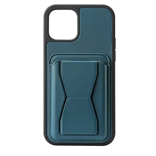 Étui de téléphone antichoc en cuir PU bleu pour iPhone 12 Mini
