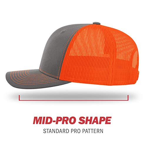 Image of Richardson 112P Patterned Snapback Trucker Hat - Custom Leather Patch Hat | No Minimals | Volume Tiered Pricing