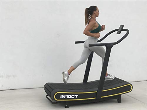 Image of (Intensity) Health Runner Curved Manual Treadmill - Non Motorized Treadmill with Curved Running Platform
