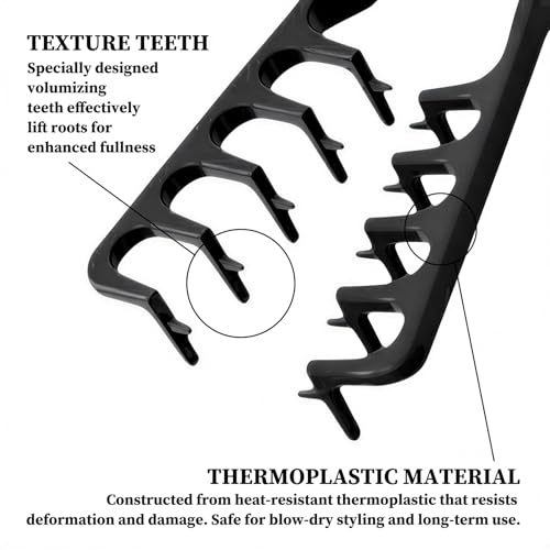 2 Peines Texture Comb para Estilo y Volumen en Cabello miniatura 5