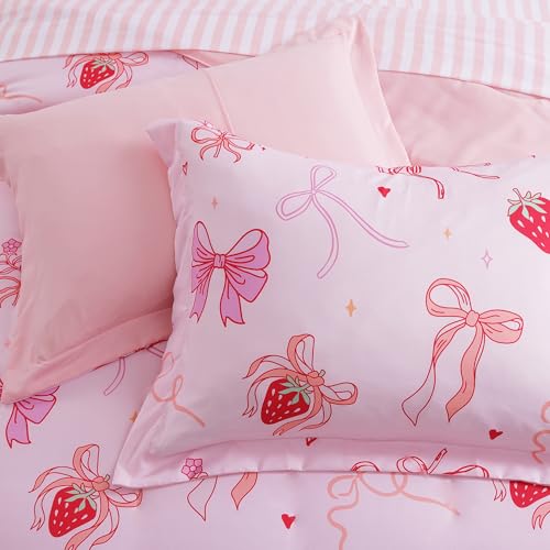 Image of Full Size Comforter Sets for Girls-7 Pieces Soft Full Size Bedding Sets