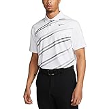 Nike Dri-FIT Vapor Men's Printed Golf Polo Shirt, White, Large