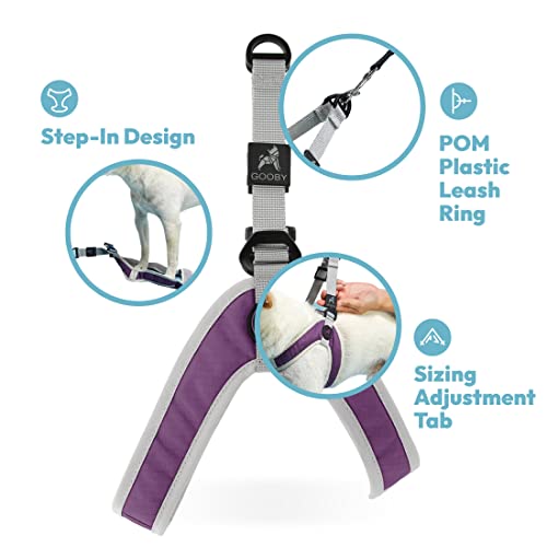 Gooby Simple Step In Iii Harness - Pink, Medium - Small Dog Harness With Scratch Resistant Outer Vest - Soft Inner Mesh Harness For Small, Medium Dogs #TOP3