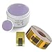 Produktbild UV Fiberglas Gel VIOLET 30 ml INKL. 500 Modellierschablonen SET - Finishgel Aufbaugel Haftgel - 1-Phasengel Verlängerung